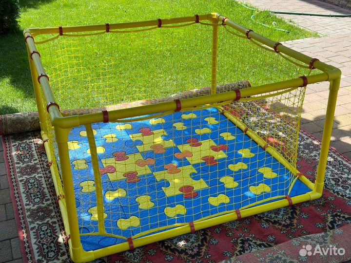 Большой детский манеж Leco-IT Home 125х125 см