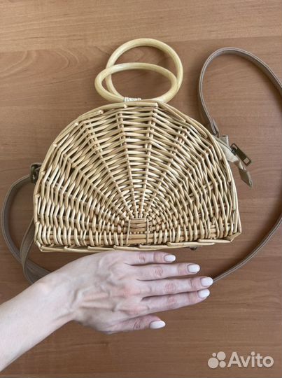 Сумка соломенная плетеная