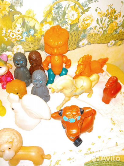 Игрушки СССР пластик