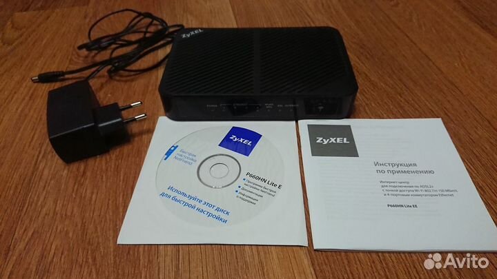 Adsl WiFi роутер Zyxel P660HN Lite EE