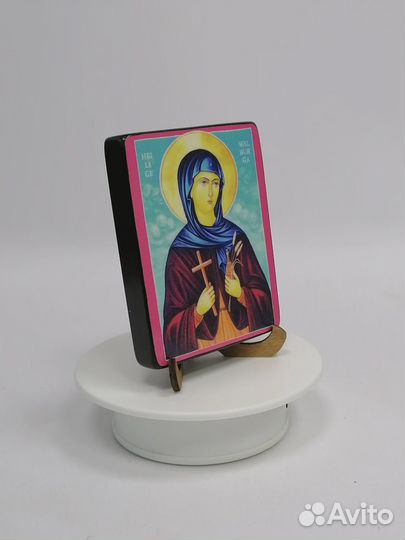 Вальбурга Хайденхаймская, 9x12x1,8 см, арт А6631