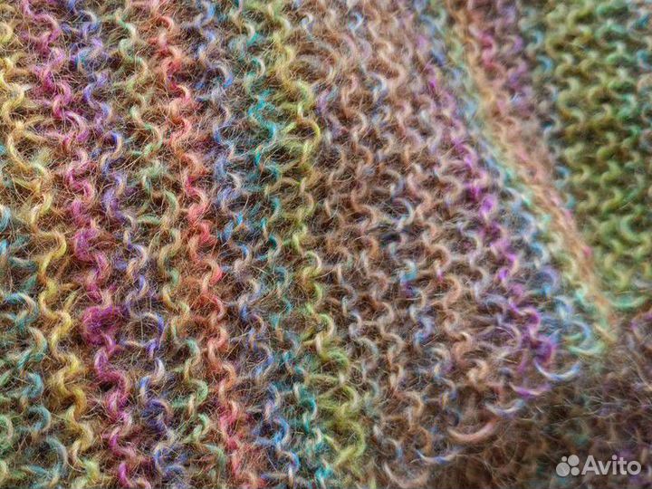 Шарф норвежский шерсть ручная работа