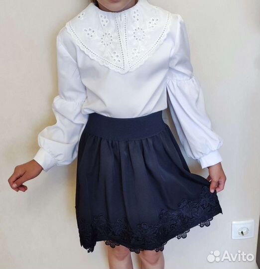 Блуза школьная новая