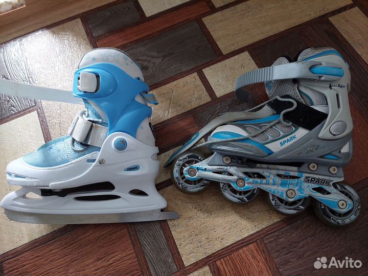 Коньки ролики лыжи