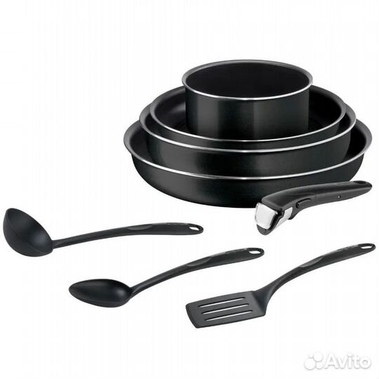 Набор посуды Tefal Ingenio Black 24/28/26/16/ см