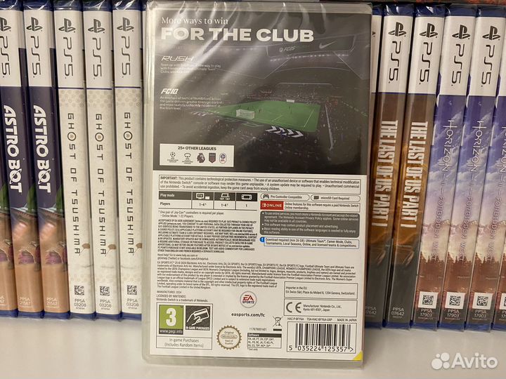 FC 25 Nintendo Switch (Новый Картридж, Озвучка)