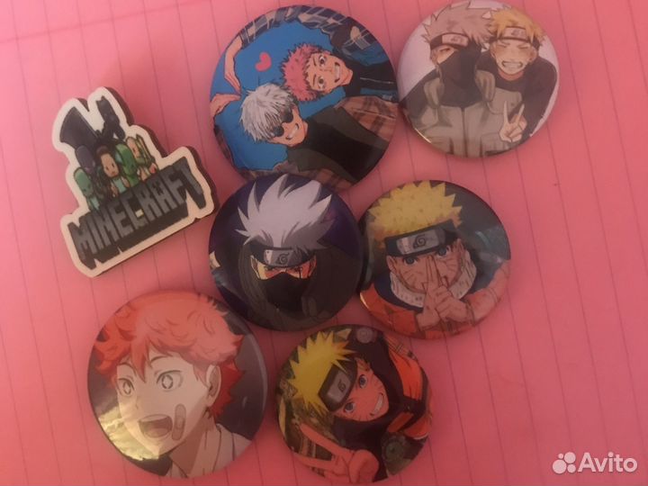 Аниме значки