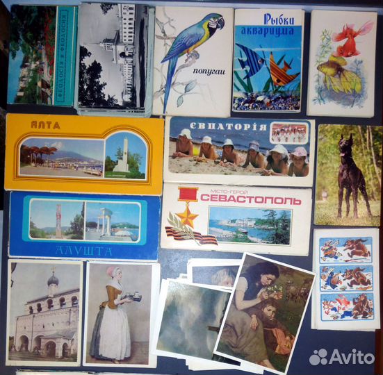 Советские открытки, наборы