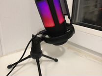 Конденсаторный микроф�он с RGB подсветкой и USB