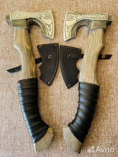 Топор с травлением «Медведь»