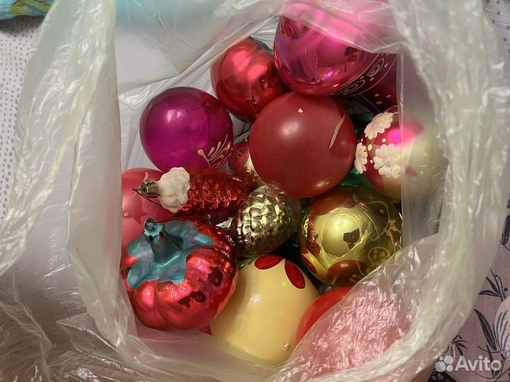 Новогодние игрушки времен СССР