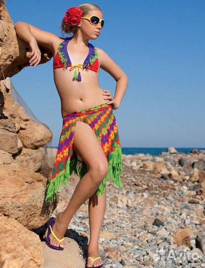 Итальянская новая пляжная юбка