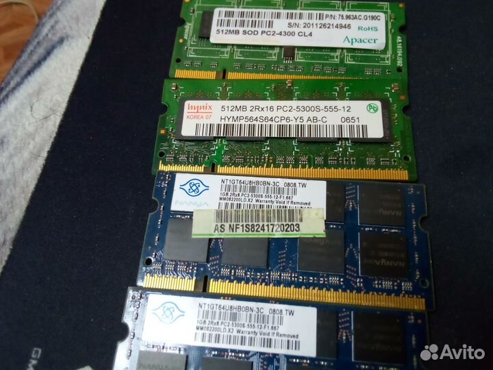Оперативная память ddr2 для ноутбука