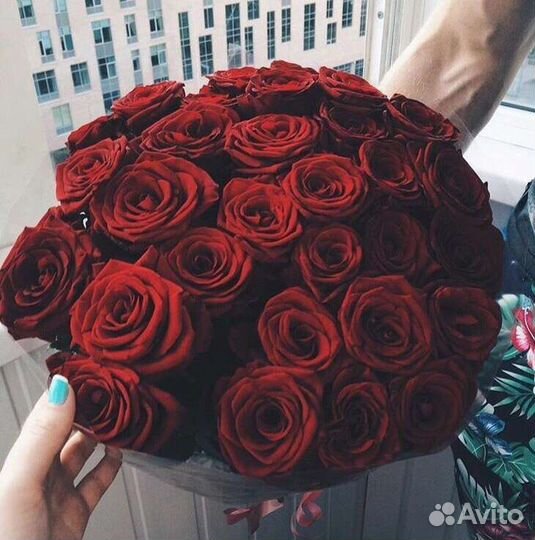 Цветы розы букет