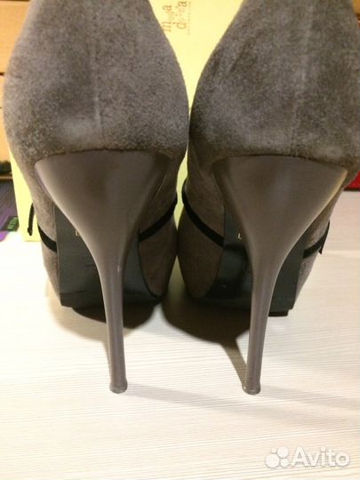 Туфли замшевые