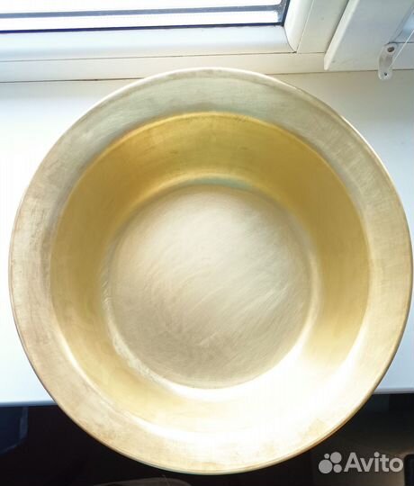 Латунный таз для варенья СССР