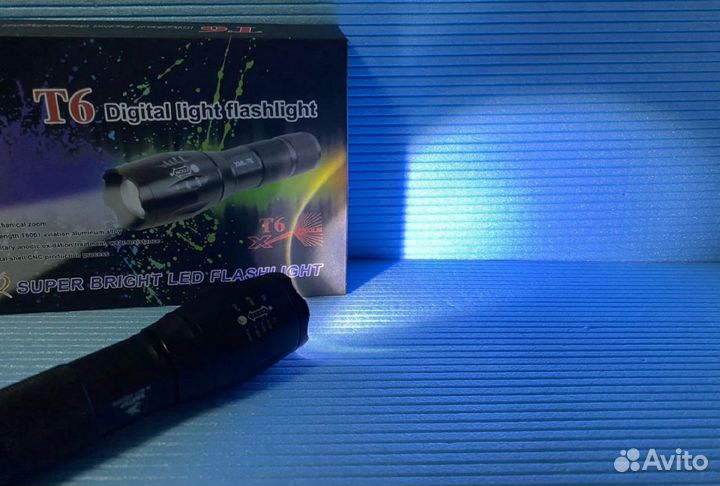 Подствольный фонарь для охоты Хантер Т6 +крепление