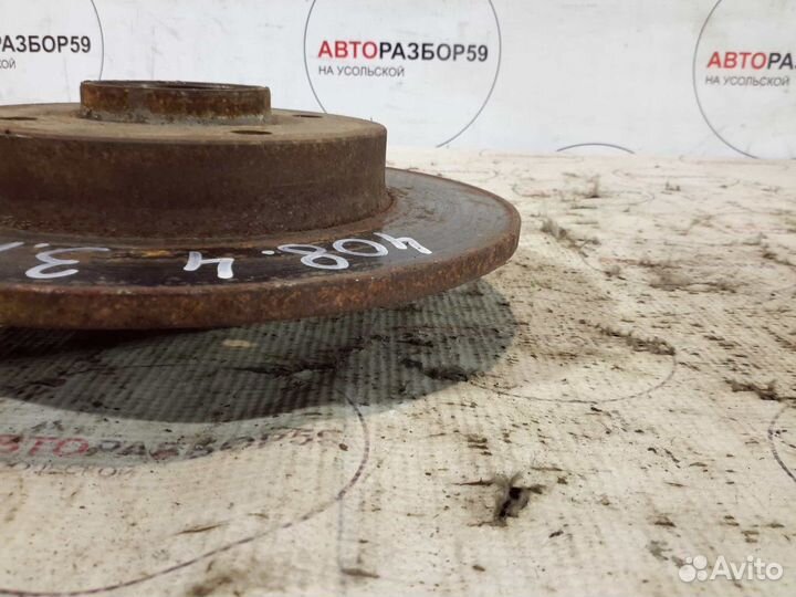 Диск тормозной задний Peugeot 408