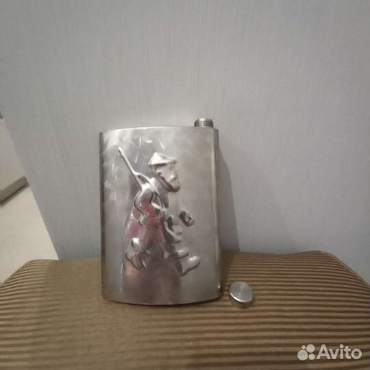 Фляга карманная из нержавейки