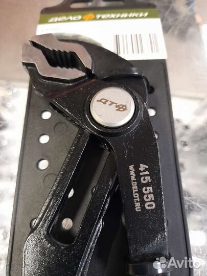 Клещи переставные с кнопкой Дело Техники 415550