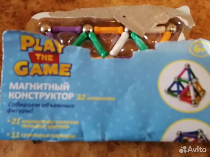 Игры: пазл 3D, магнитный конструктор