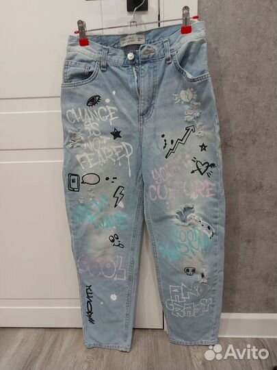 Джинсы для девочки gloria jeans 152 158