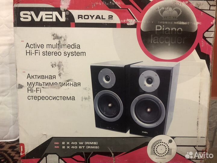 Колонки sven - royal 2 (новые)