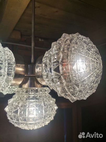 Винтажная люстра Чехословакия