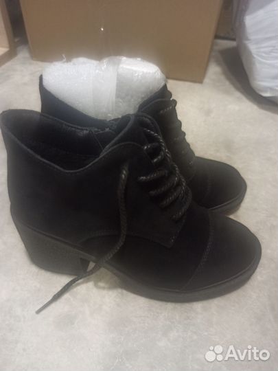 Полуботинки ботильоны женские замша 36 размер