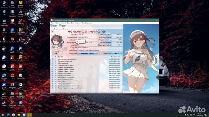 Ssd m2 nvme 512gb xpg adata gammix s11 pro