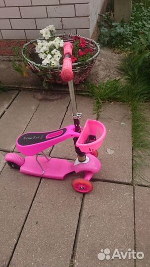 Самокат беговел 2 в 1