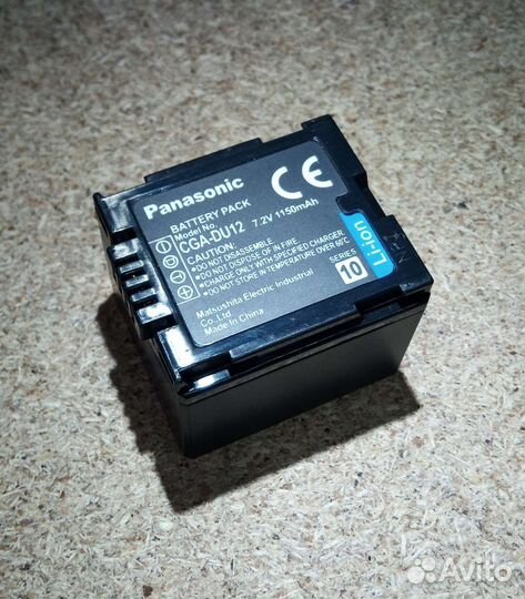 Аккумулятор Panasonic CGA-DU12