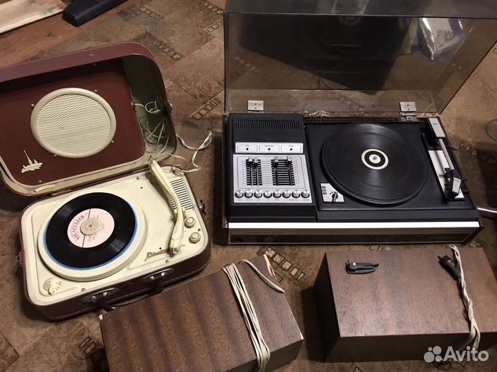 Проигрыватель Юбилейный и Мелодия 103 Радиотехника