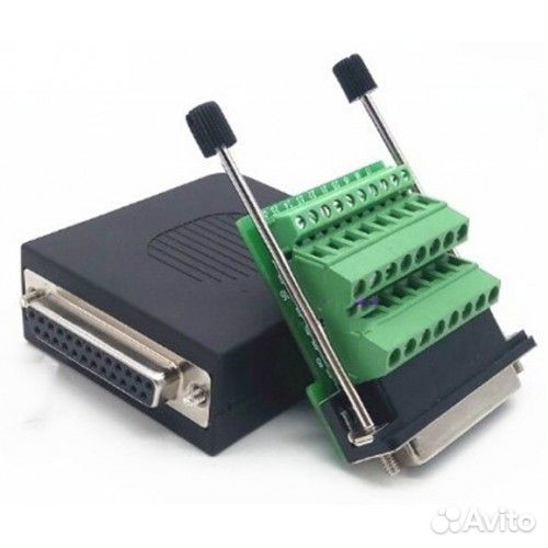 Разъёмы DB-RS232 с пластиковым кожухом и клеммной