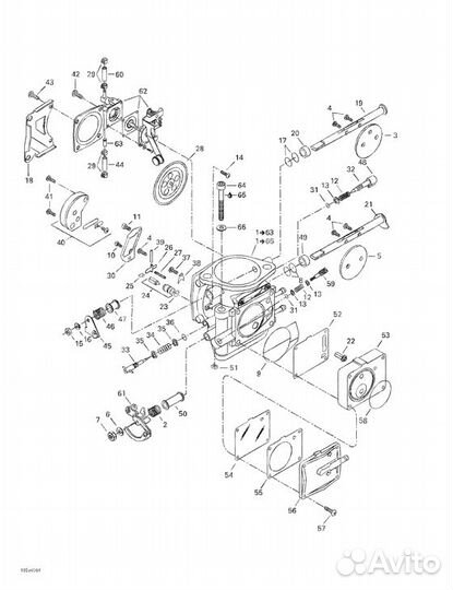 Кольцо резиновое карбюратора Sea Doo Rotax 717 787