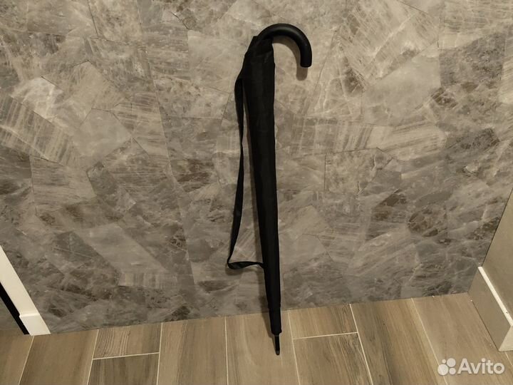 Зонт трость черный