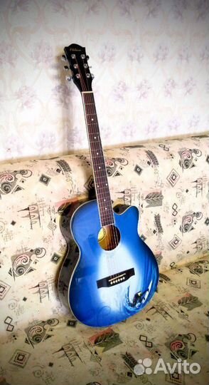Гитара акустическая (новая) + аксессуары