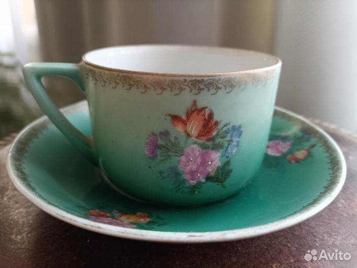 Чайная пара Фарфортрест Дулевская фабрика