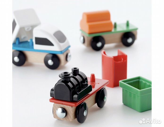 Икеа Лиллабу Поезд разноцветный