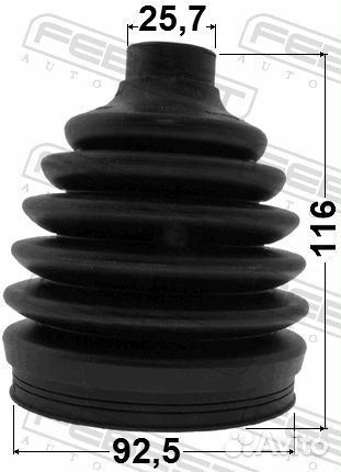 Пыльник шруса внешнего (комплект) 2317EOS Febest