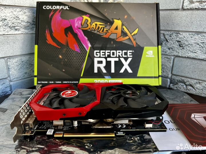 Видеокарта Rtx 2060 Super 8GB Samsung/Пломба