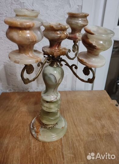 Подсвечник из оникса