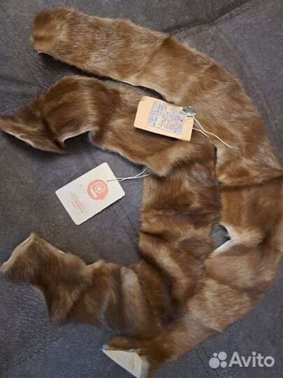 Воротник из норки, новый