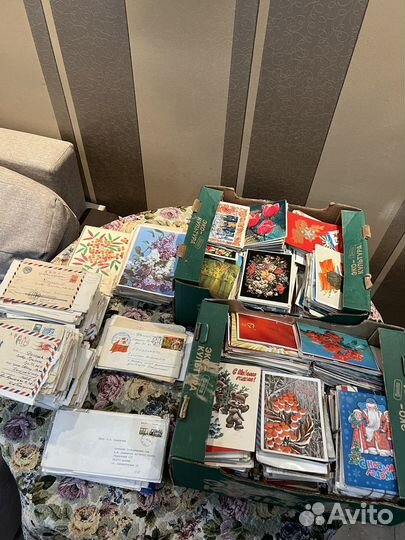 Коллекция открыток, конверты для писем