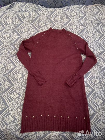 Вязанное платье женское