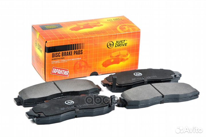 Колодки тормозные, передние D11103M JBP0142 Jus