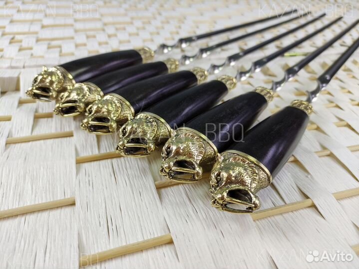 Набор шампуров подарочный