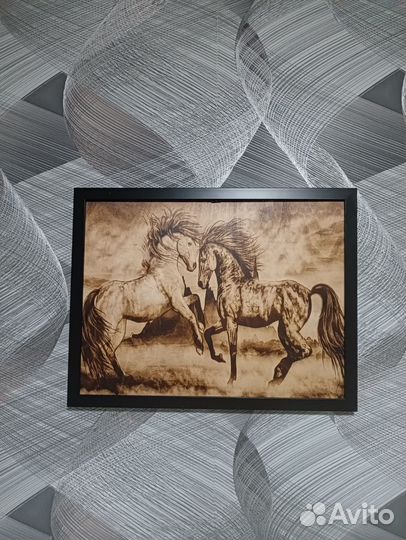 Портрет по фото. Выжигание на заказ