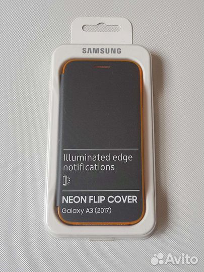 Чехол Neon Flip на Samsung A3(2017) оригинал
