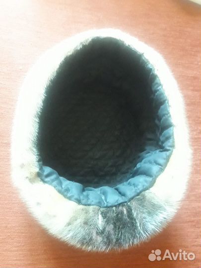 Шапка мужская из меха нерпы